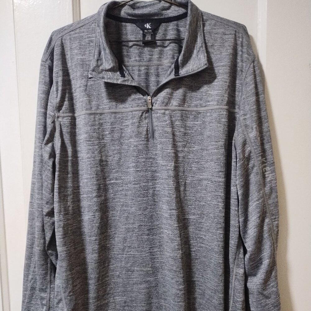 CK men's long sleeve lightweight XL gray shirt